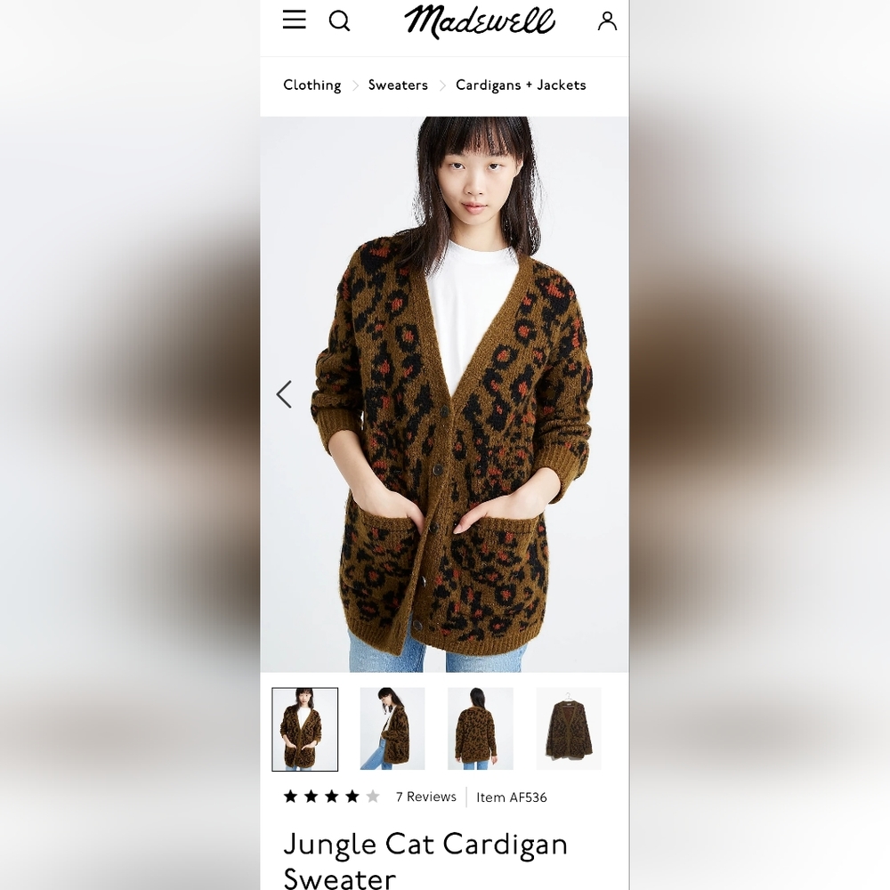 Madewell Small Cardigan